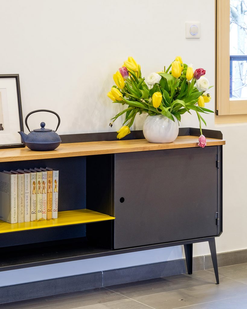 Buffet métal industriel sur mesure Célestins Lyon