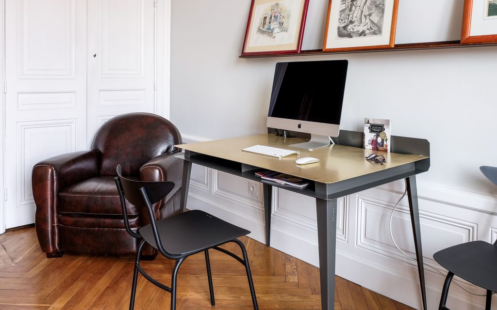 Mobilier télétravail sur mesure - Bureau Célestins